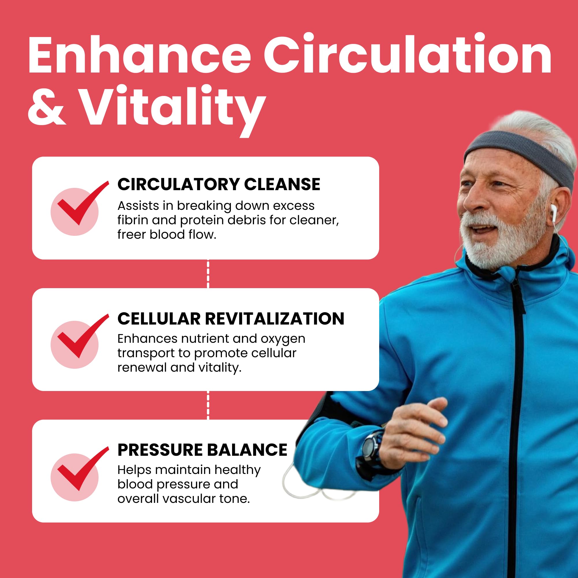 Luma Nutrition nattokinase label front communicates third-party tested quality.