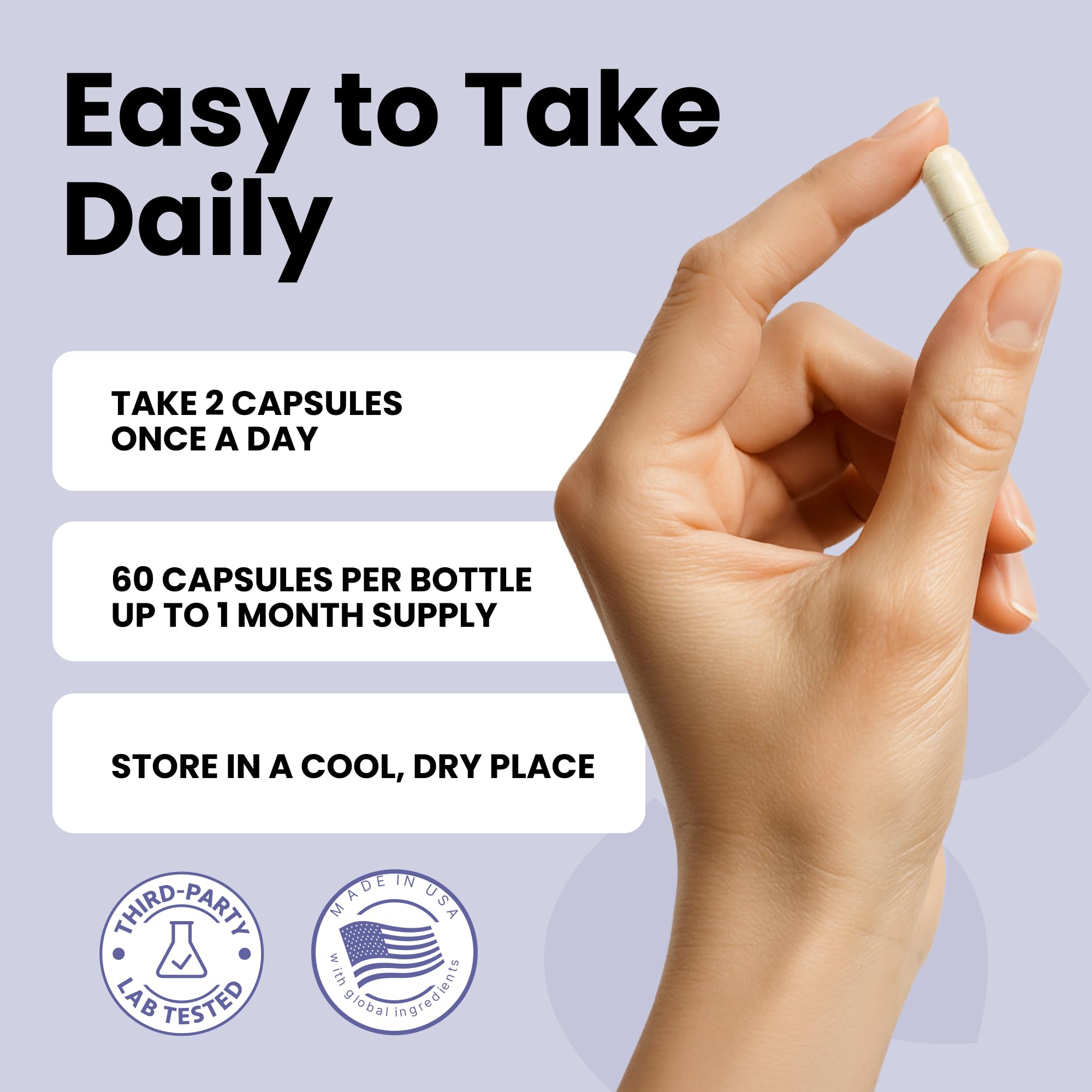 Luma Nutrition bottle with a daily wellness routine concept.