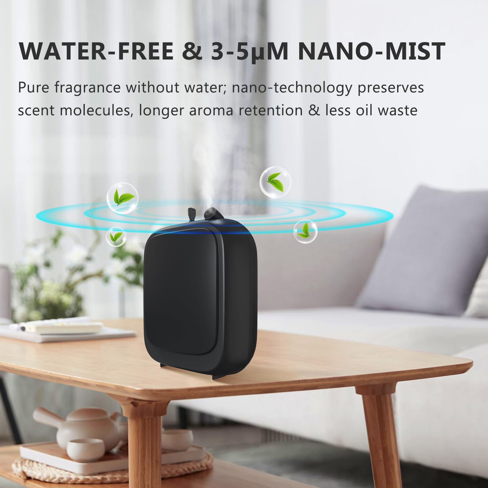 LumeCove diffuser wall-mount kit enabling discreet office placement