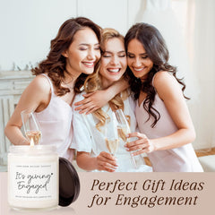Lumeloom engagement candle closeup lavender wax emphasizes premium quality and aroma
