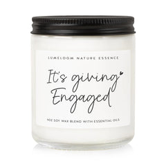 Lumeloom engagement candle lavender-9oz highlights a calming scent for gifting