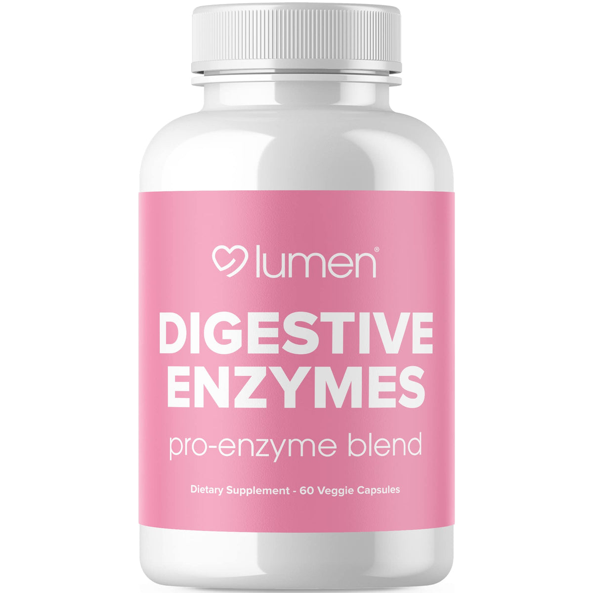 Lumen Naturals Digestive Enzymes bottle for daily digestion support