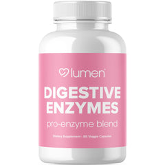 Lumen Naturals Digestive Enzymes bottle for daily digestion support