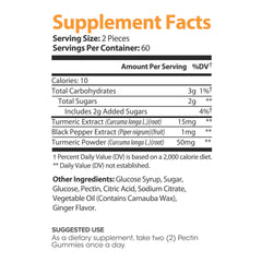 Lumen Naturals turmeric gummies with black pepper extract for better absorption.
