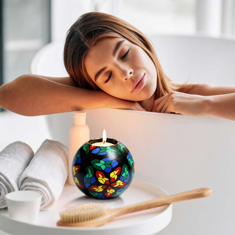 LumeTon Alan's Candle mini natural soy wax delivers clean burn