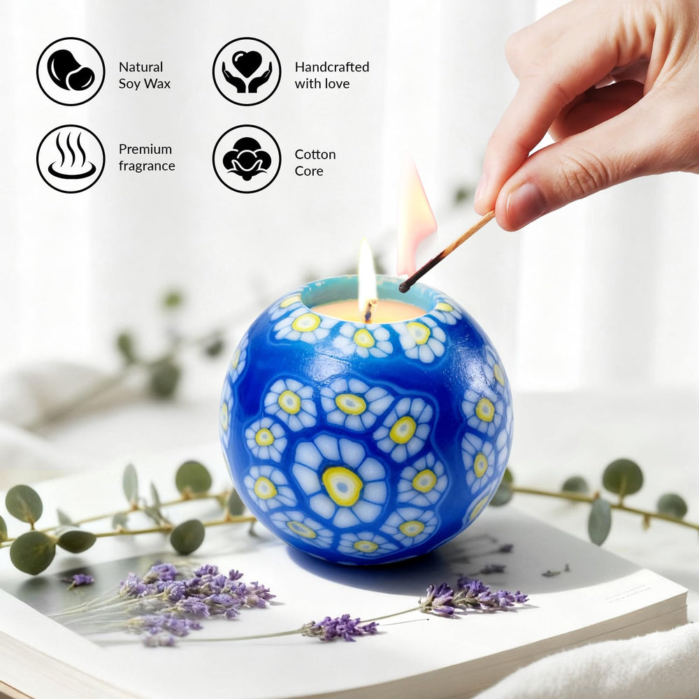 LumeTon natural soy wax candle provides clean burn and refined aroma.
