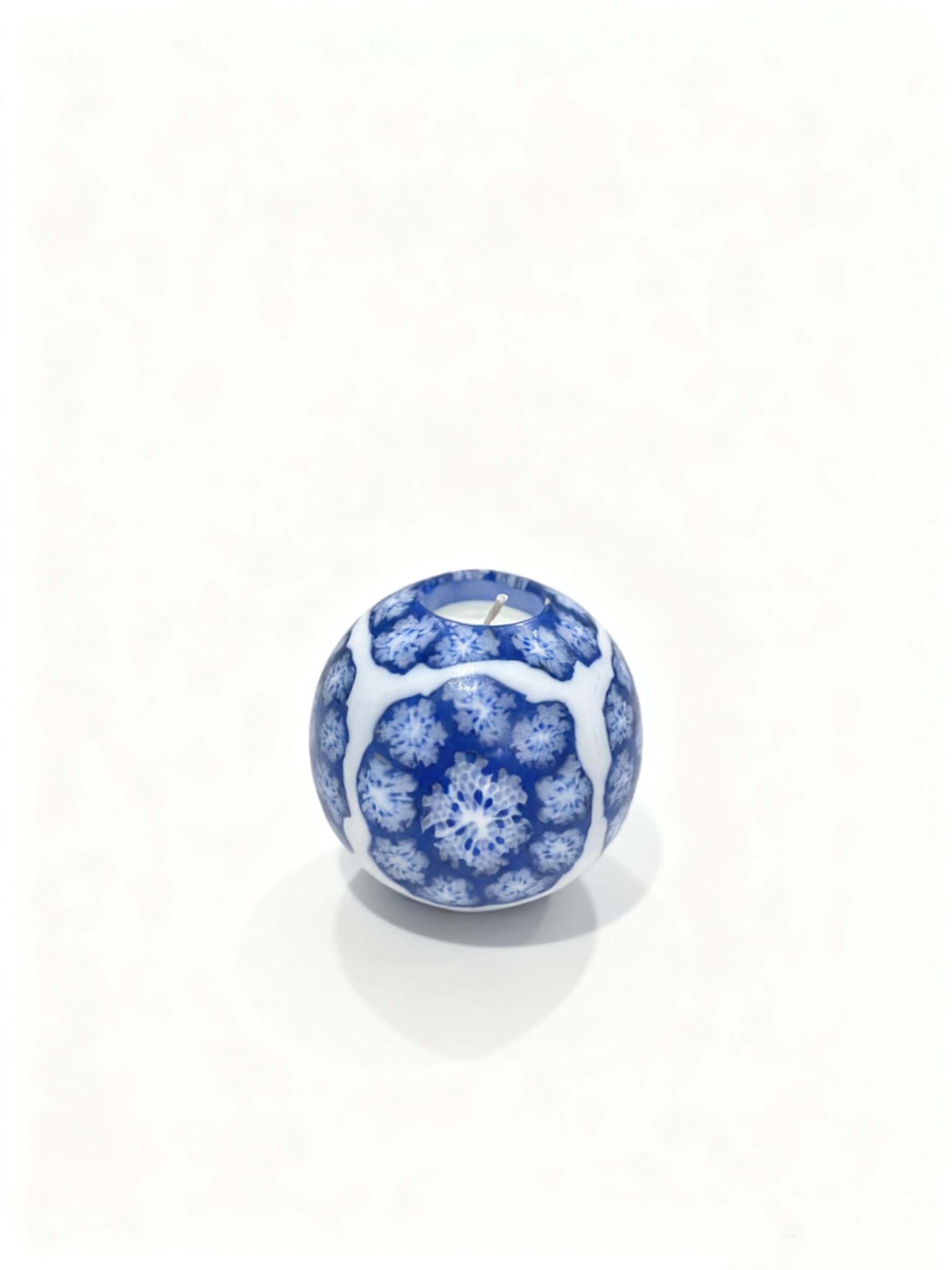 LumeTon home decor sphere candle provides stylish ambient lighting
