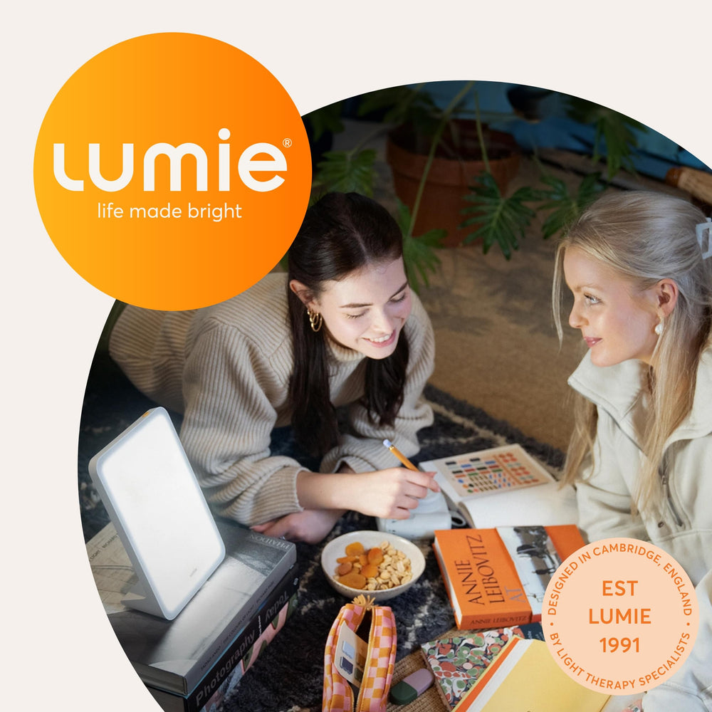 Lumie Mini Lamp provides bright light for daytime routines