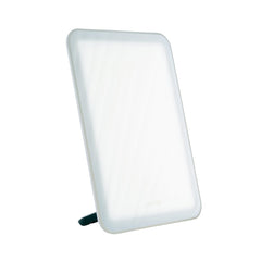 Lumie Vitamin L lamp front view with compact bedside-friendly design