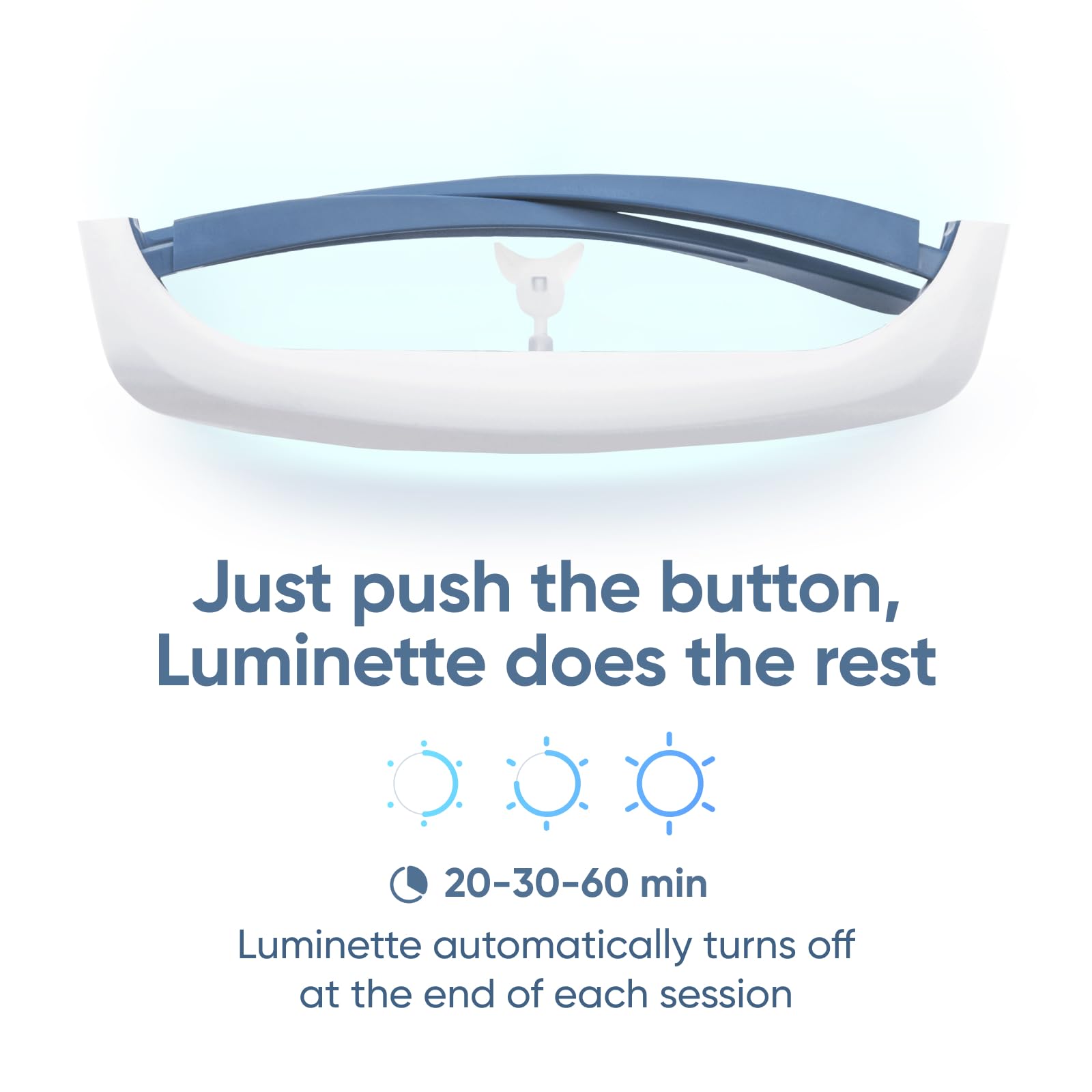 Luminette 2 long-lasting battery supports multiple sessions