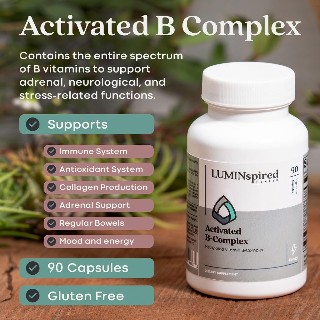 LUMINSPIRED Health close-up of benfotiamine and quatrefolic for enhanced absorption.