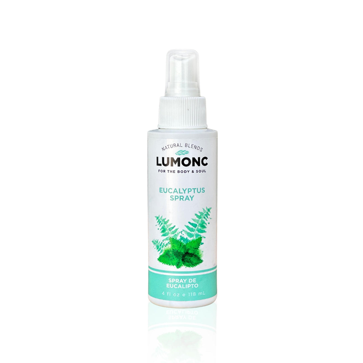 Lumonc Eucalyptus Spray bottle pour for quick air clarity and refreshment.