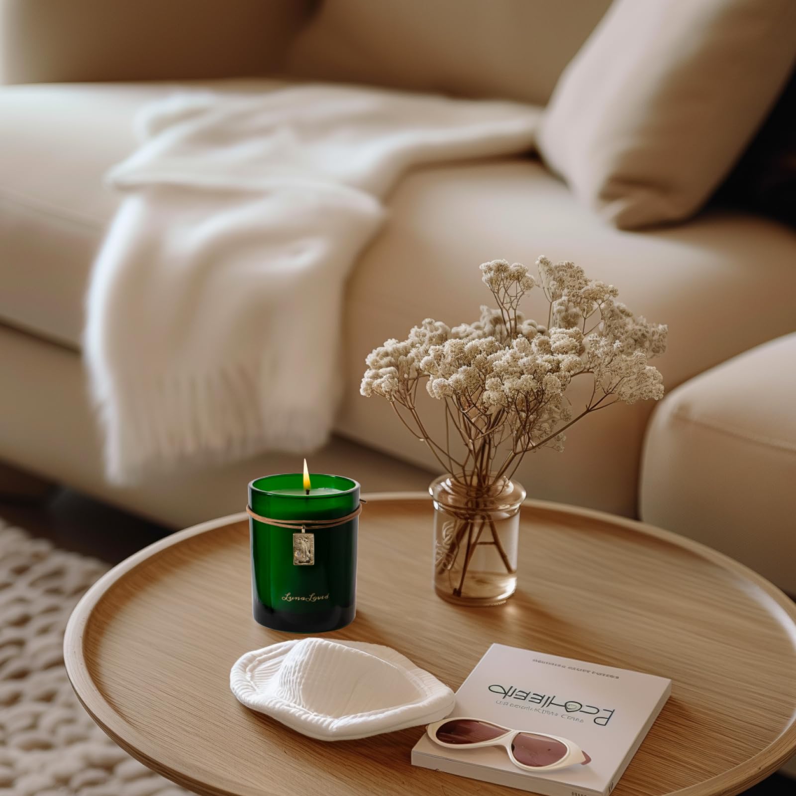 LunaLoved scent diffusion ambience evokes calming vibes for relaxing evenings.