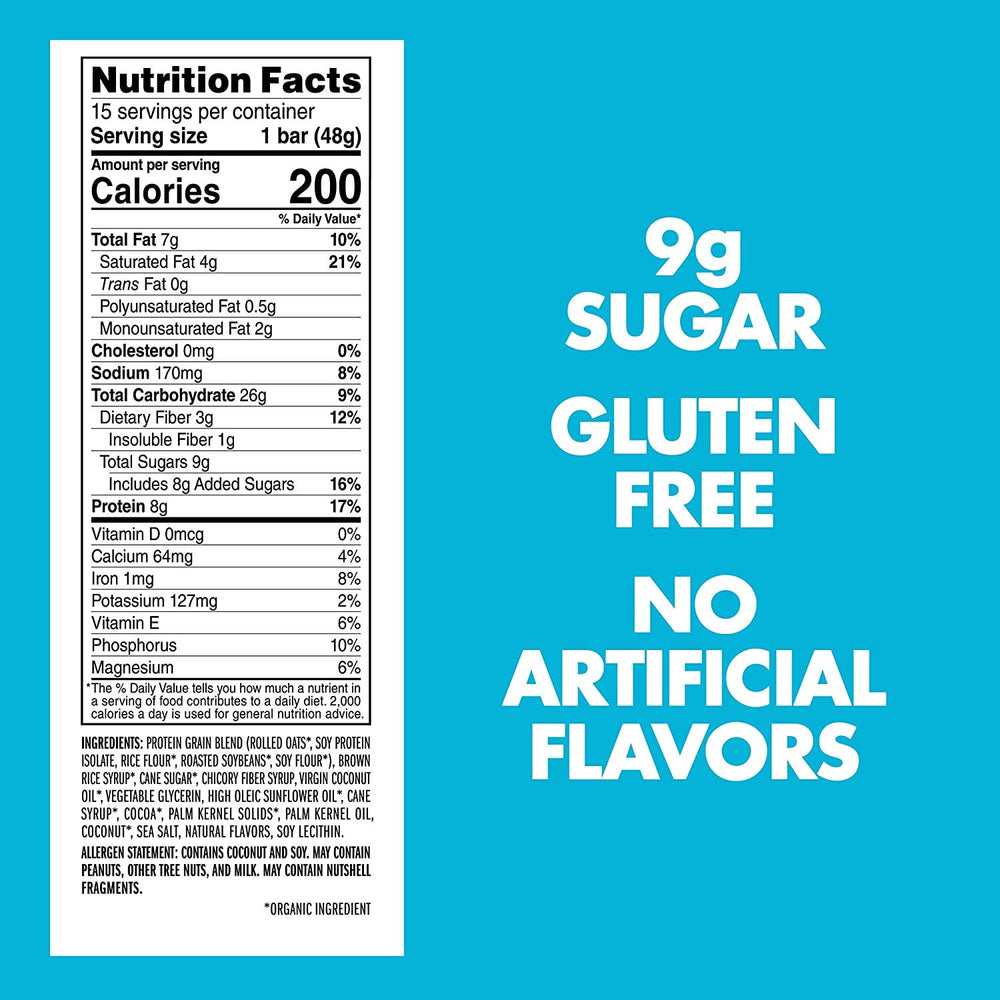 Luna Bar gluten-free snack ideal for on-the-go mornings and busy days.