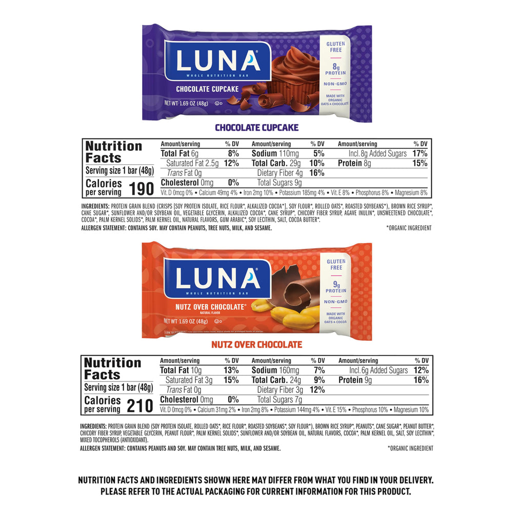 Luna Bar Organic oats close-up on high-quality oats used