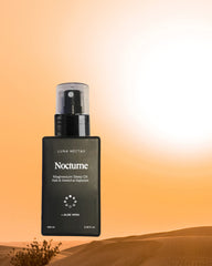 Luna Nectar Nocturne transdermal application with aloe vera and lavender soothes skin.