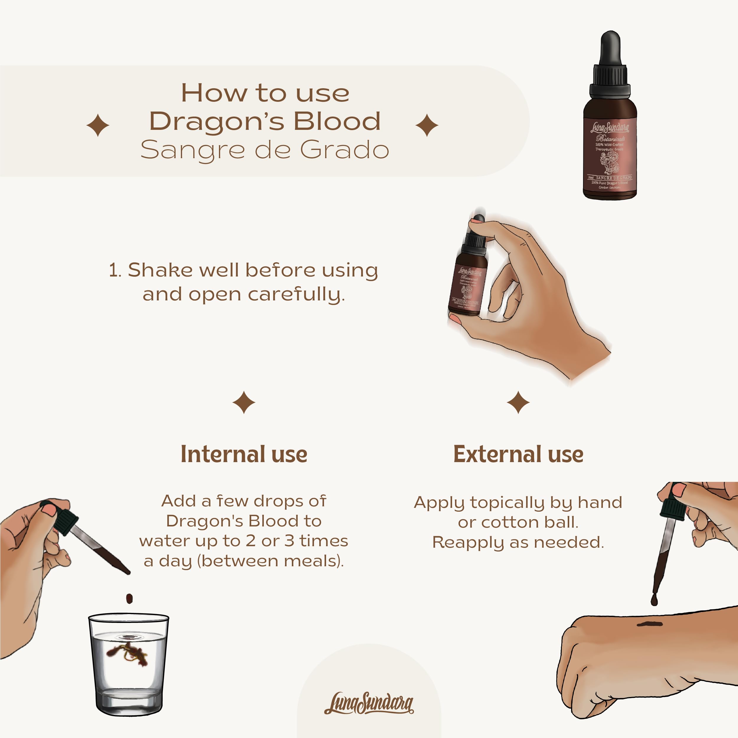 Luna Sundara raw Dragon Blood resin in its natural form for artisanal blends.