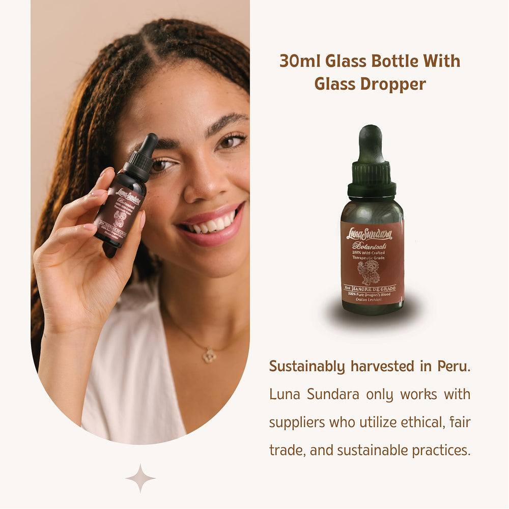 Luna Sundara wild-crafted Dragon Blood resin as a sustainable source for crafts.