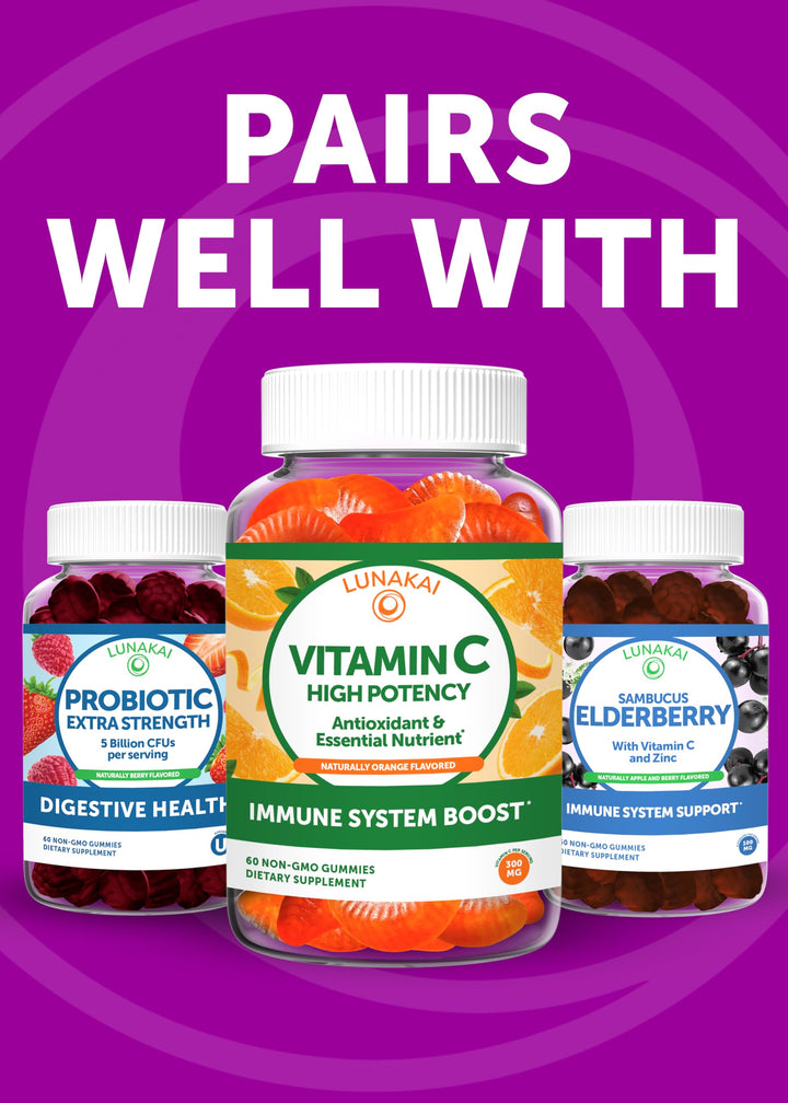 Lunakai 60-count bottle supports a consistent daily routine.