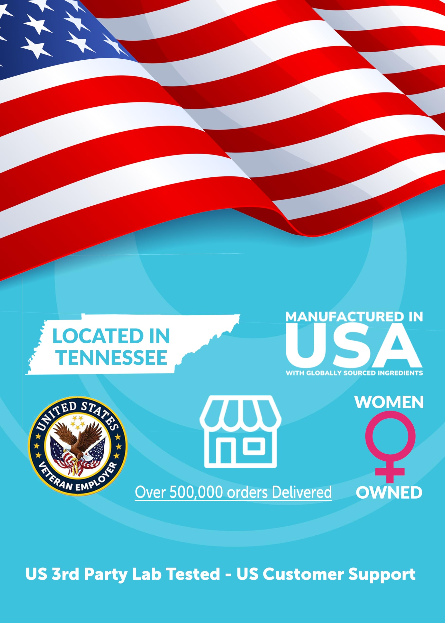 Lunakai 60-count glass bottle implies easy, regular daily enjoyment.