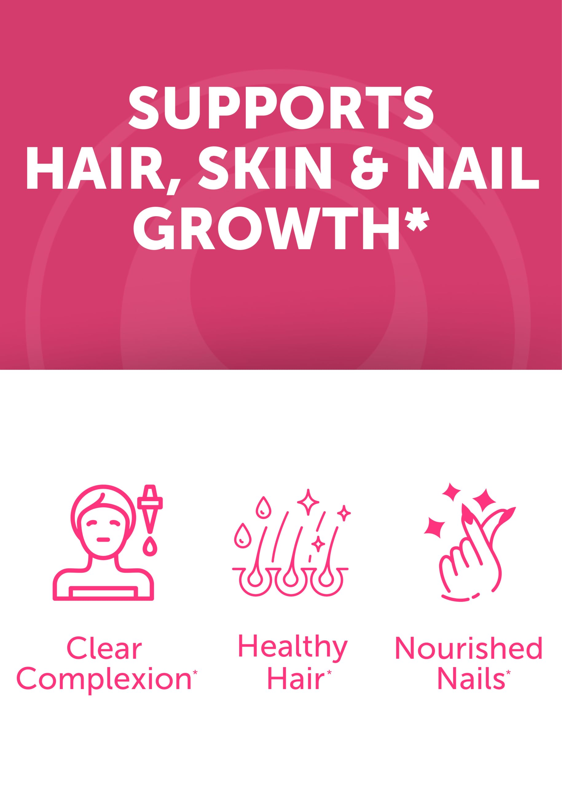 Lunakai collagen gummies for hair and nails supporting hair strength and nails.