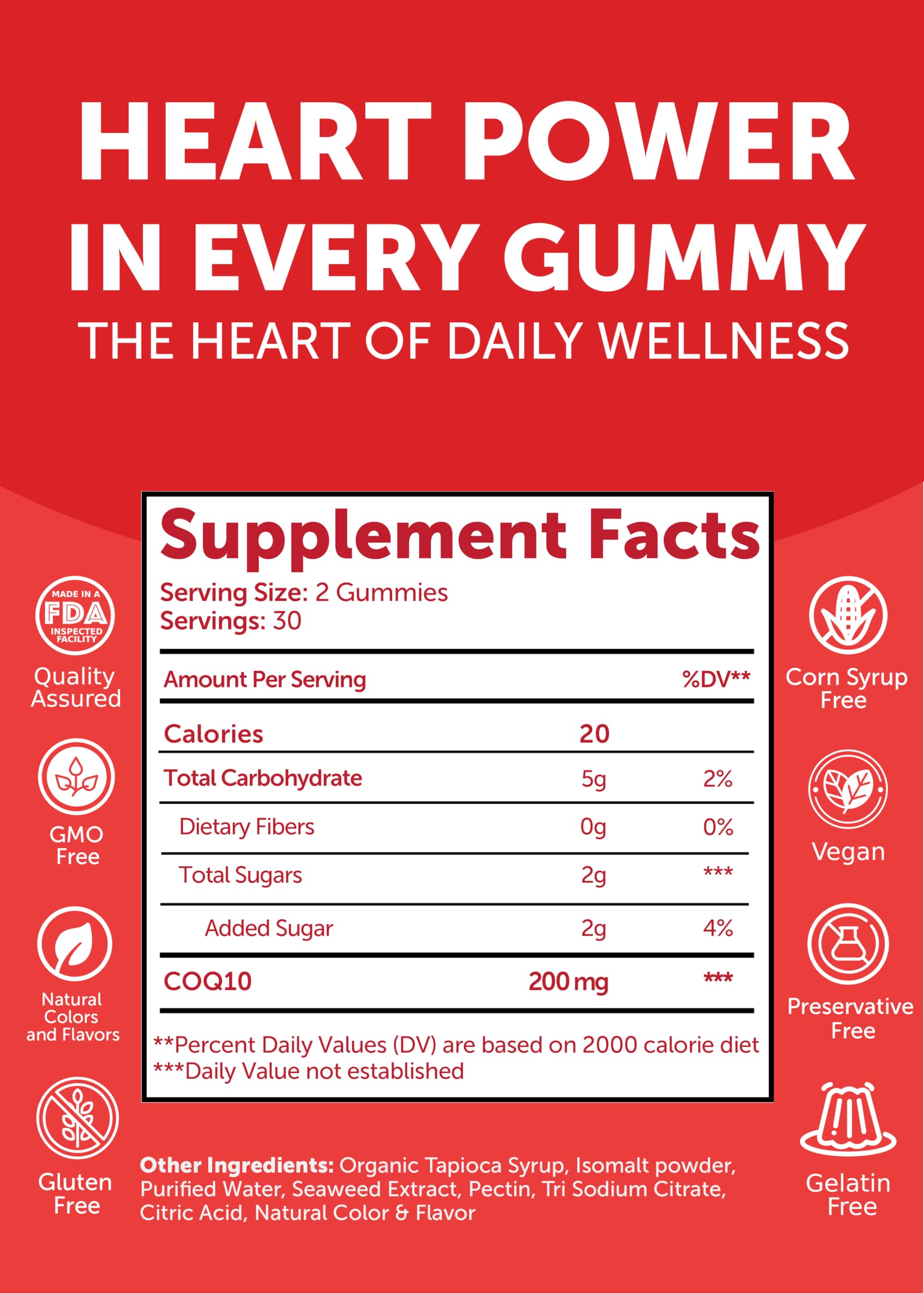 Lunakai CoQ10 gummies USA made facility badge implies consistent quality and safety.