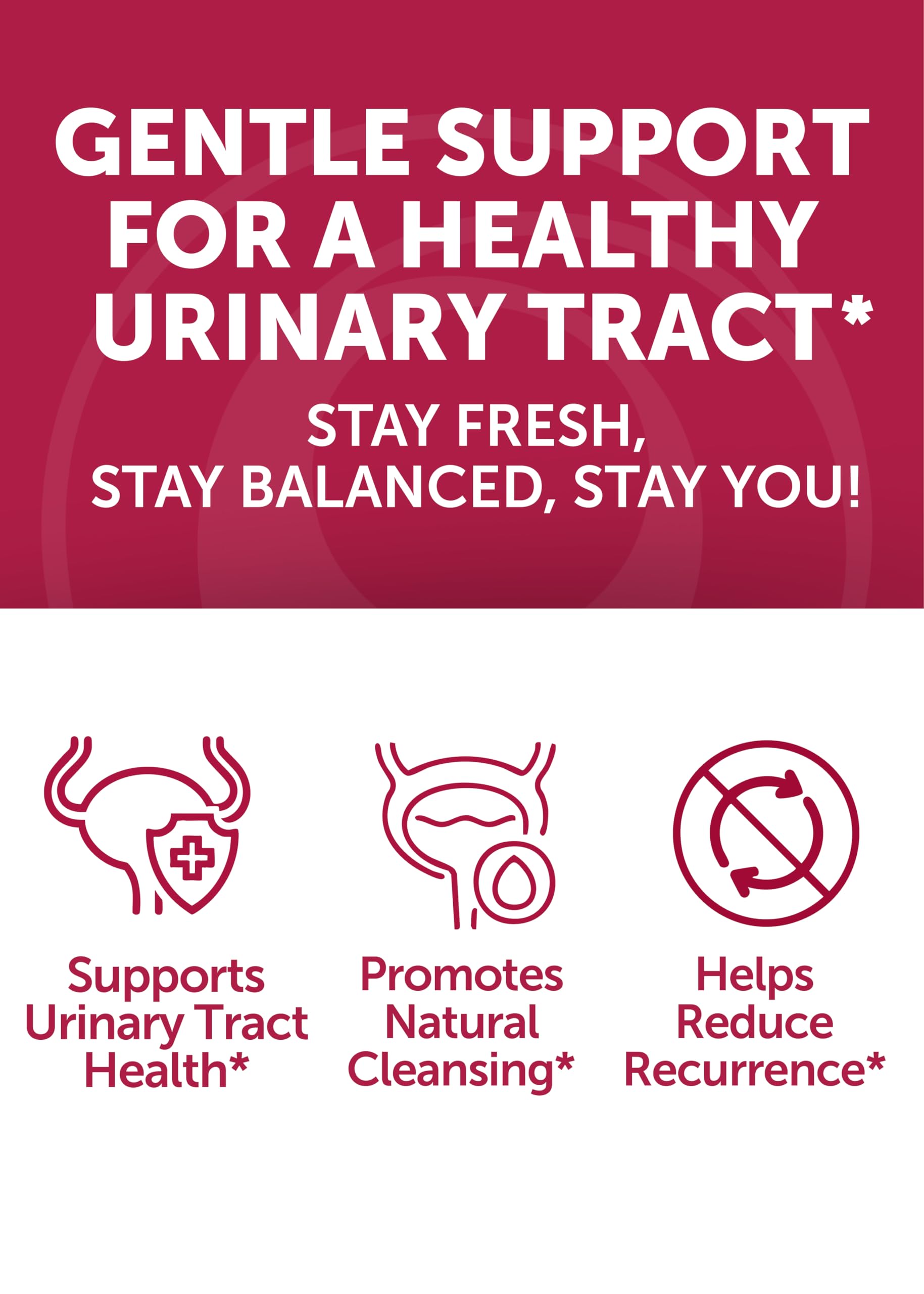 Lunakai Cranberry Gummies 60-count bottle ready for daily routine.