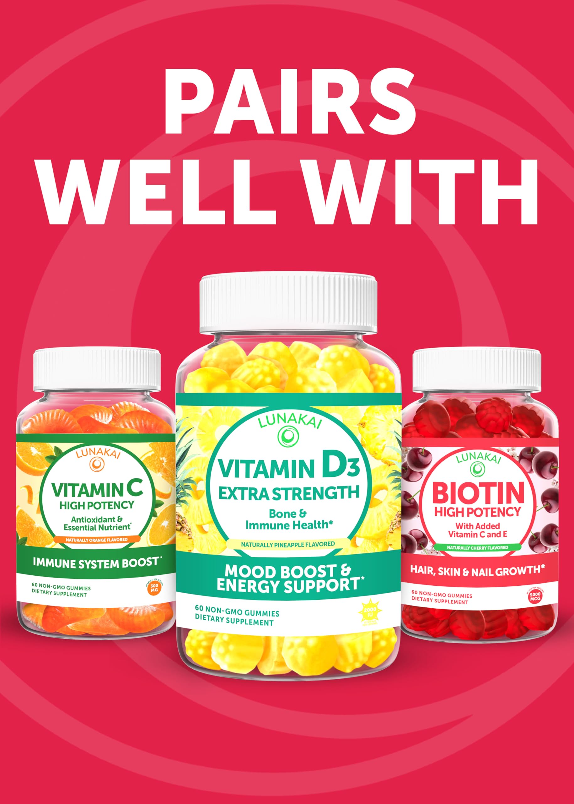 Lunakai daily-use prenatal gummies support easy routine