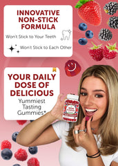 Lunakai iron gummy label notes Vitamin C for absorption support.