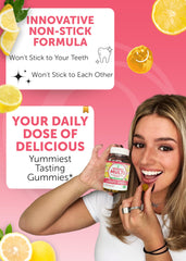 Lunakai lemon-flavored gummies with bright texture for daily nutrition
