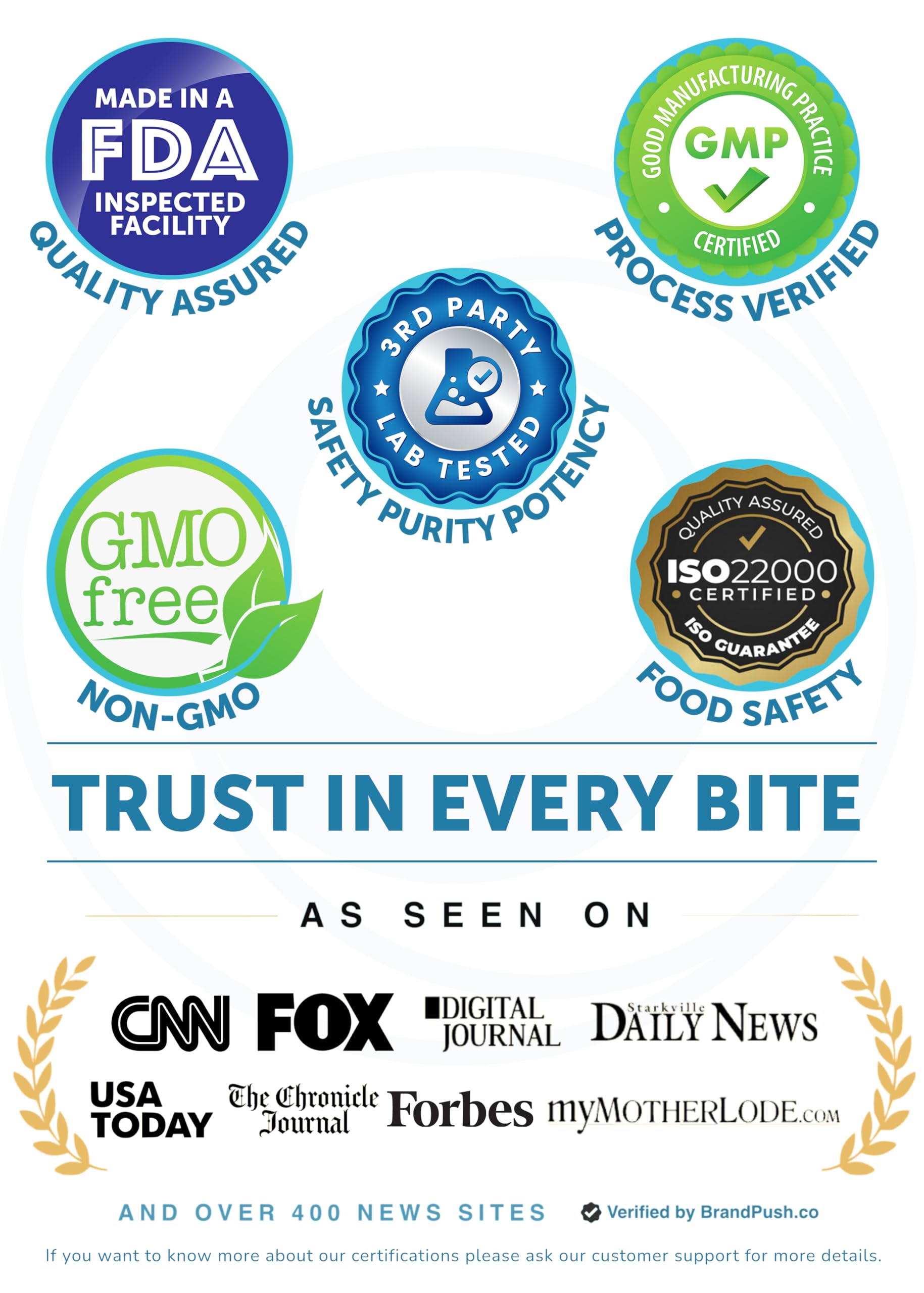 Lunakai USA-made D3 K2 gummies close-up emphasizing calcium and immune support.
