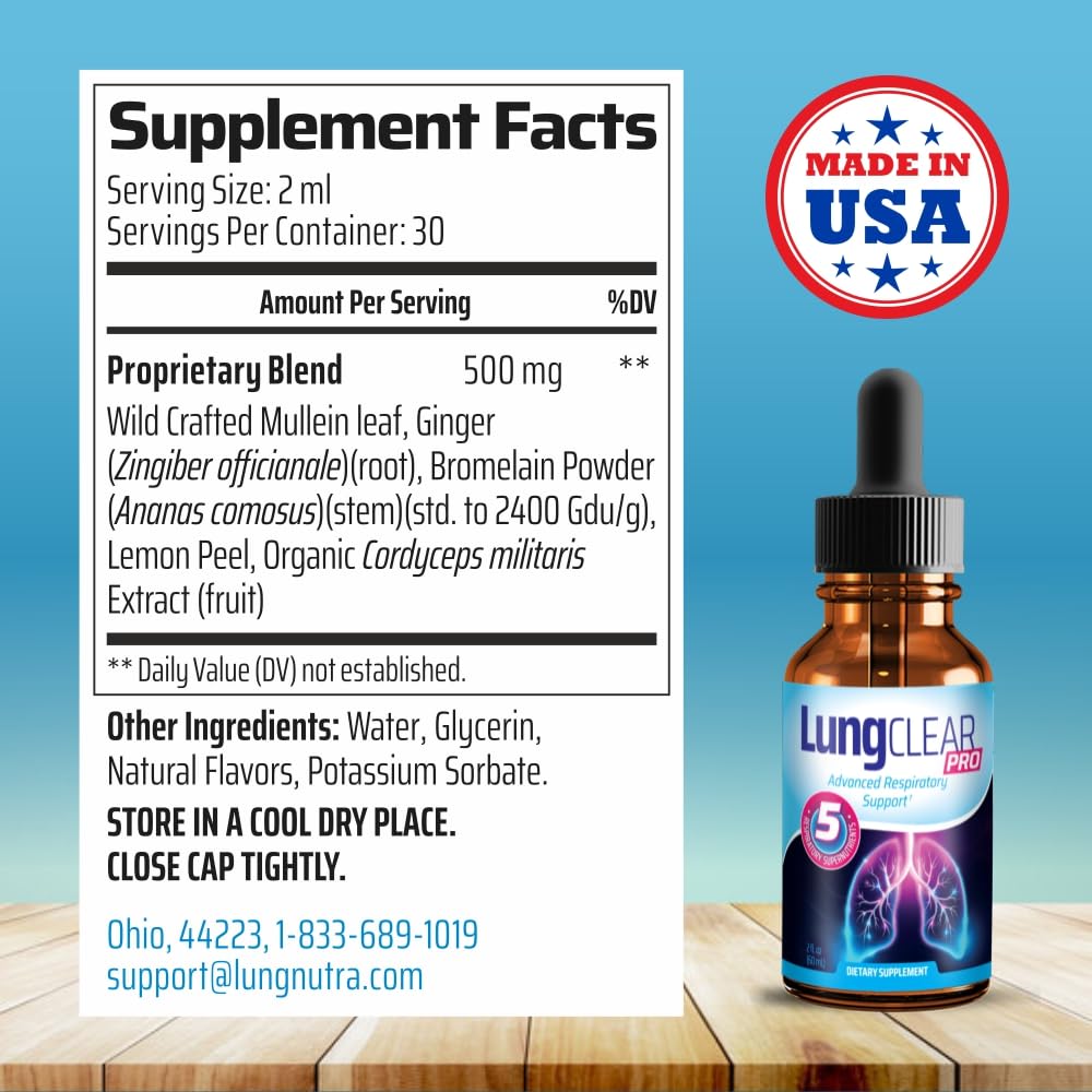 Lung Clear Pro ready for before-workout use to support breathing.