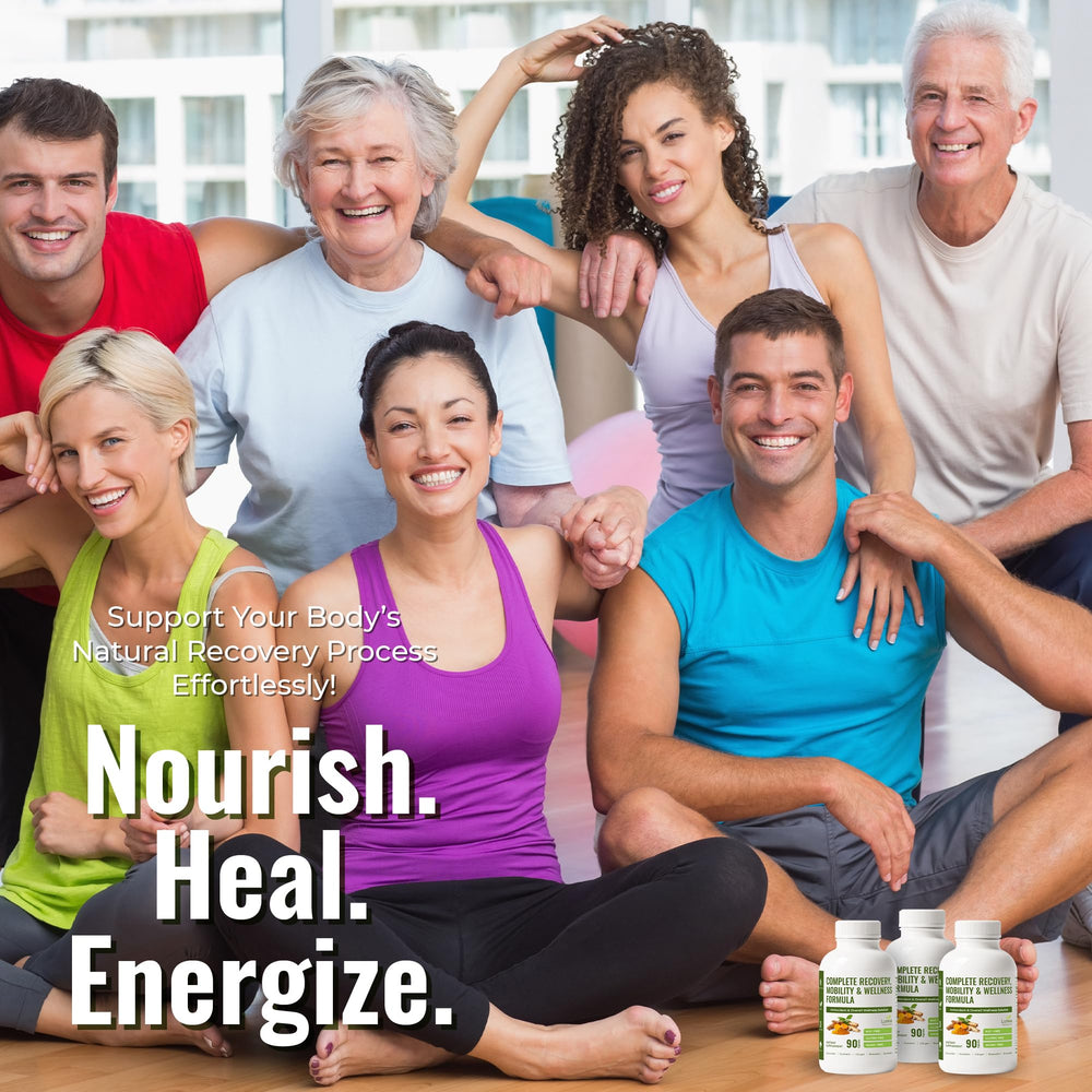 Luniva Naturals label highlights ingredients like boswellia and bromelain for wellness synergy.