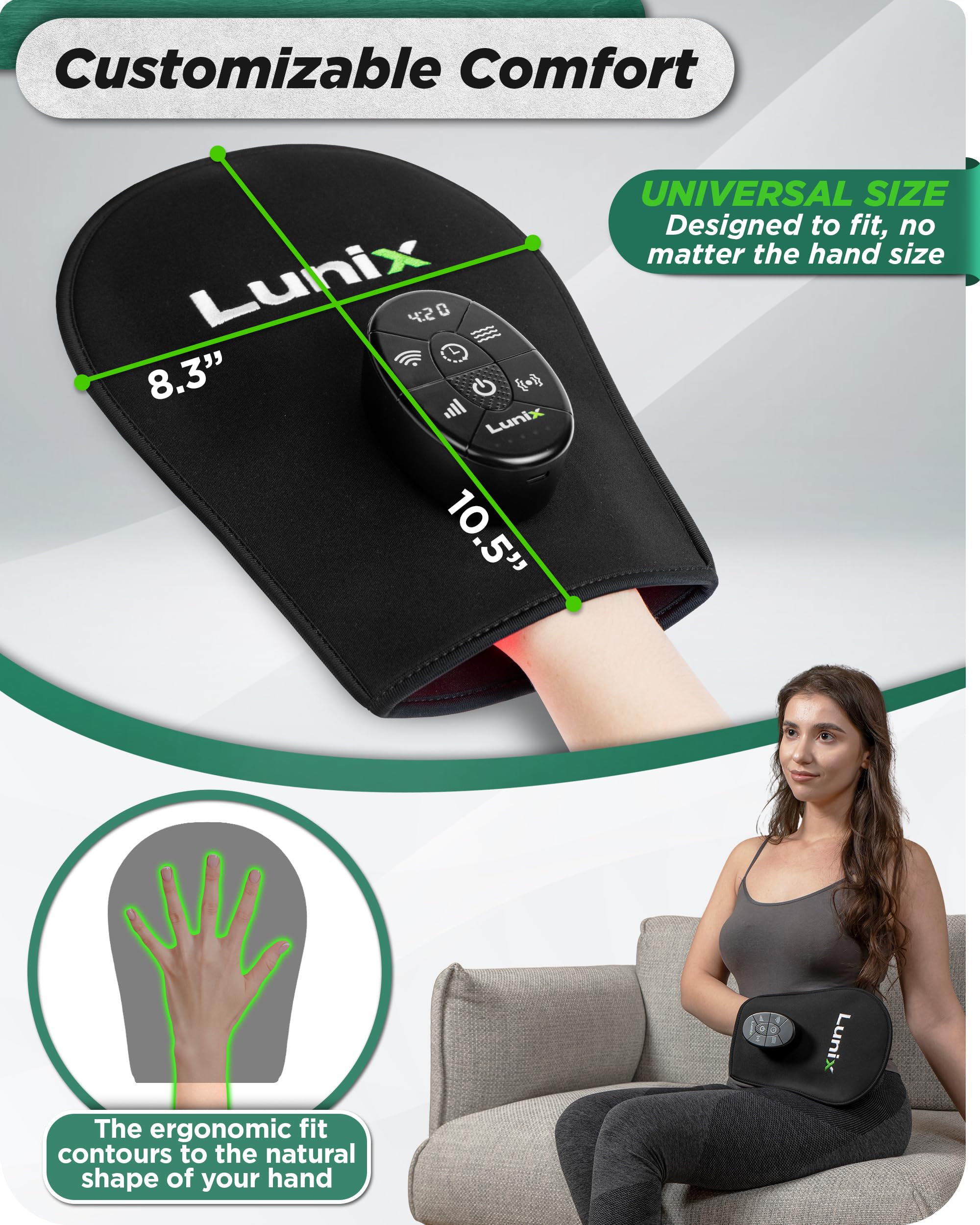 Lunix LX23 light modes demonstrate red, infrared, or both for flexible routines.