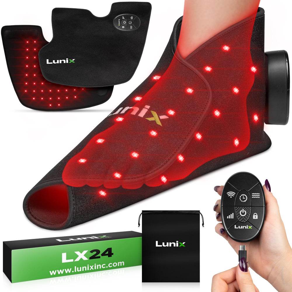 Lunix LX24 foot therapy front view for home use and portability