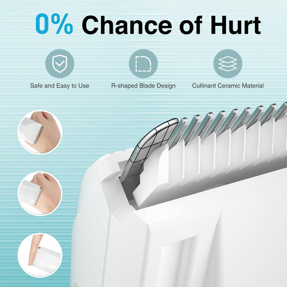 LUSN baby hair clippers quiet operation to help keep baby calm.