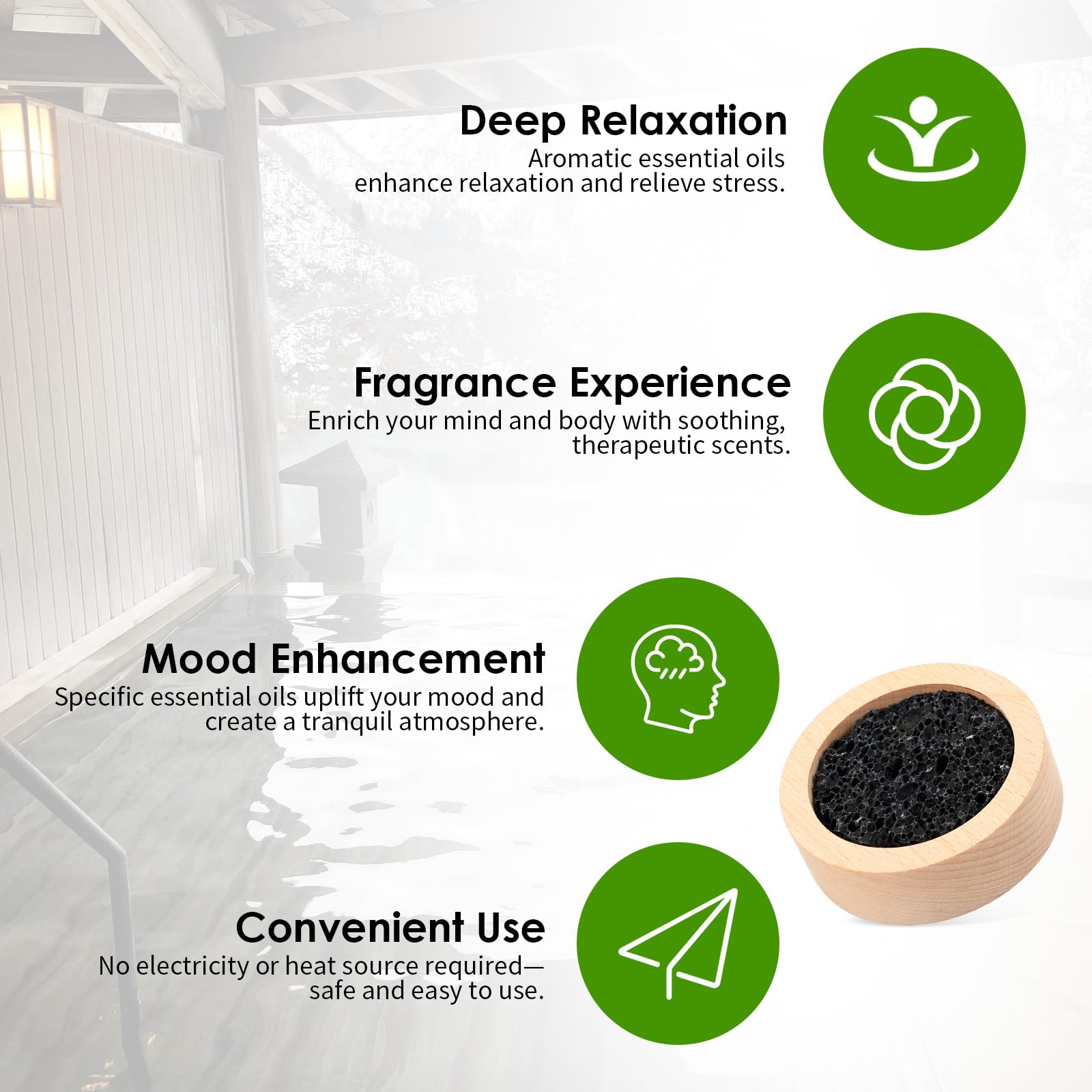 Lusofie office diffuser provides subtle aroma without electrical power