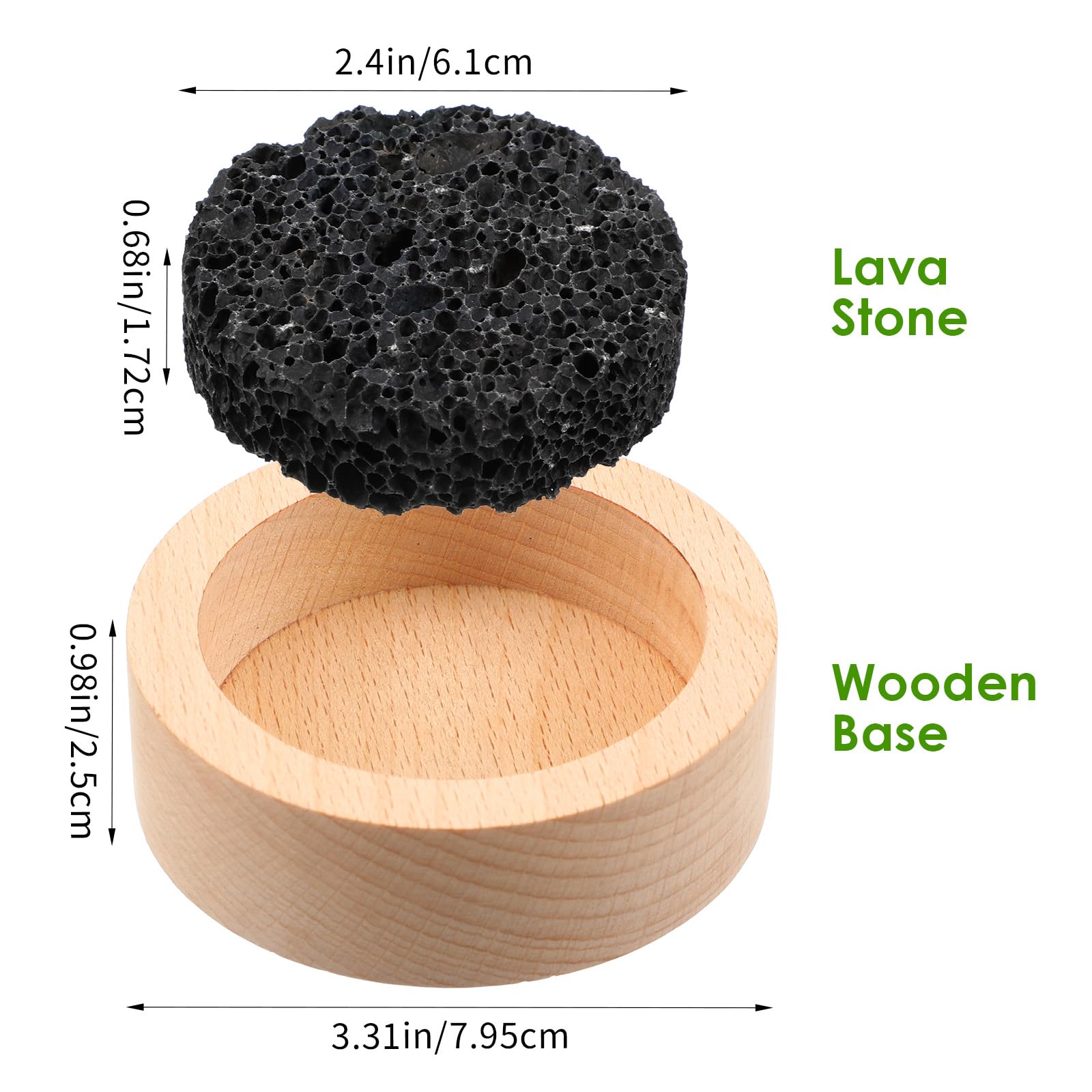 Lusofie wood base diffuser showcases natural materials on your desk