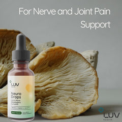 LUV health Neuro Drops Curcumin and Turmeric blend for inflammation support.