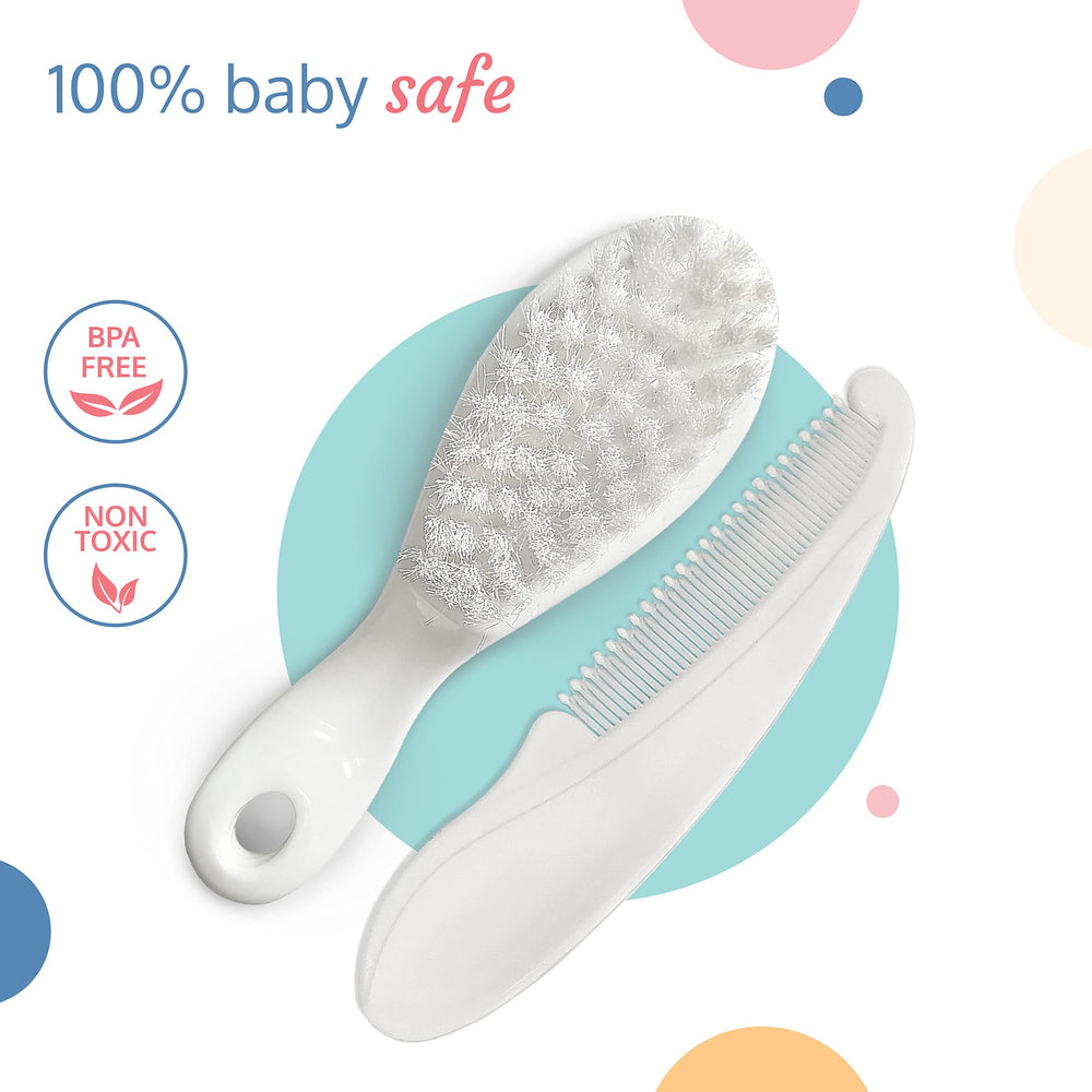 Luv Lap Hair Brush anti-slip handle for secure grooming.