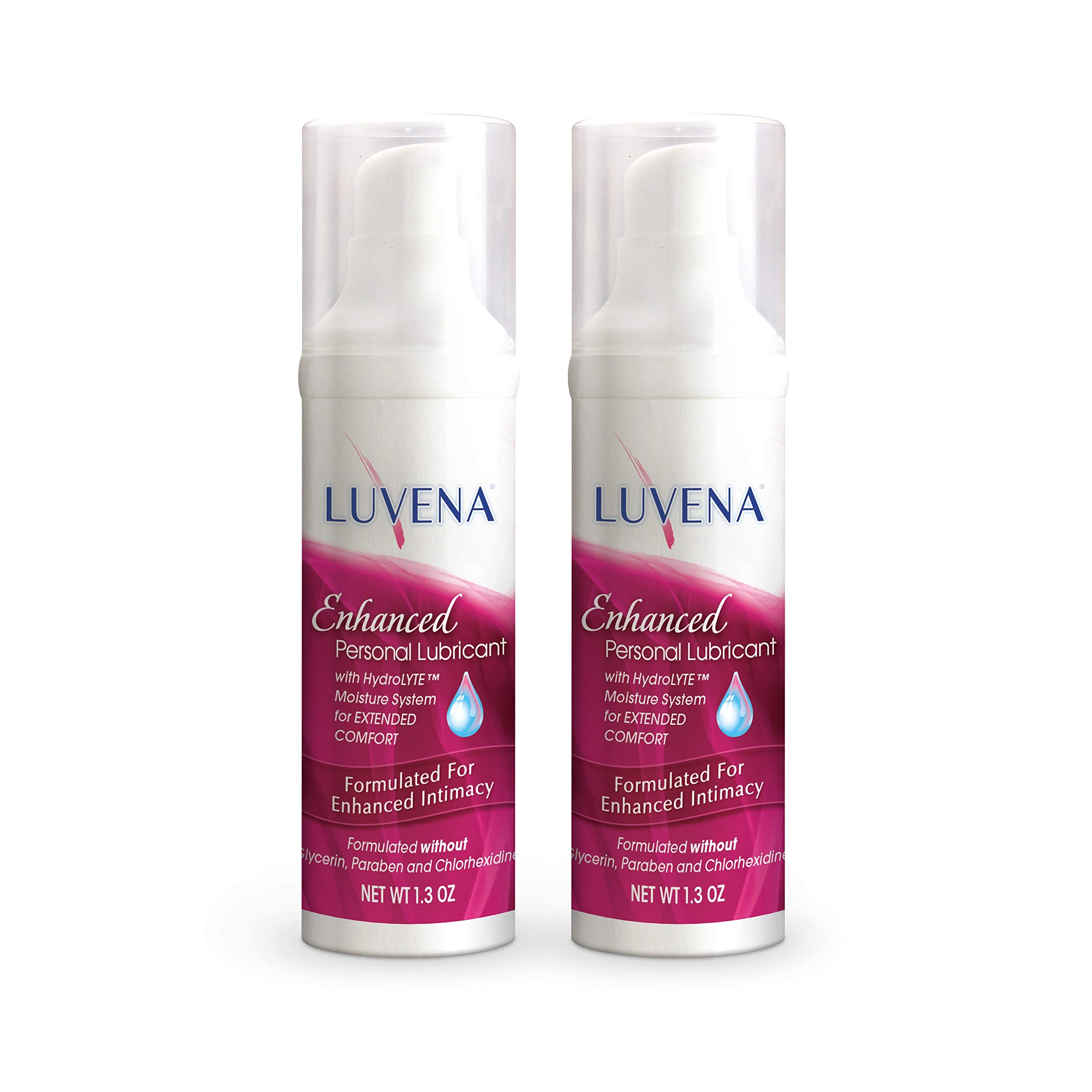 Luvena Lubricant bottle front view highlights a premium water-based formula for intimate use.