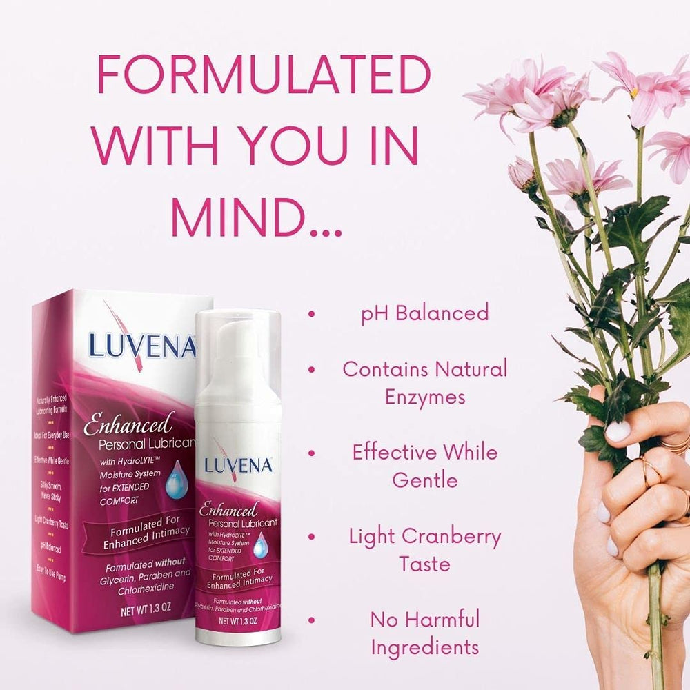 Luvena Lubricant pump dispense close-up demonstrates easy, controlled application.