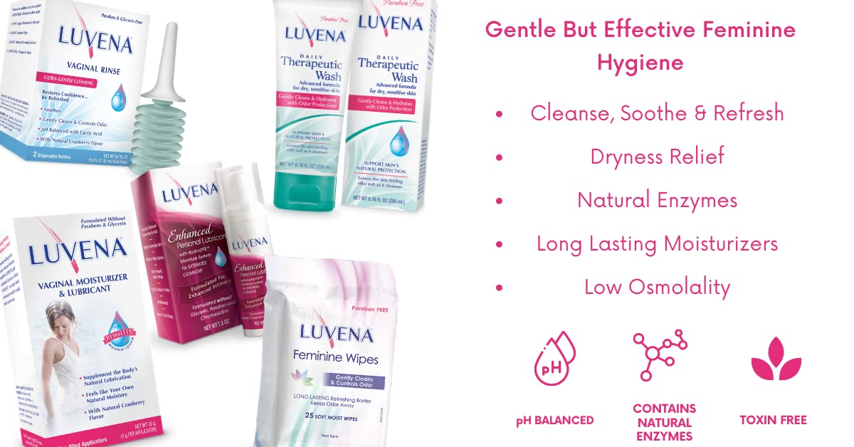 Luvena Lubricant texture close-up reveals smooth glide and natural feel.