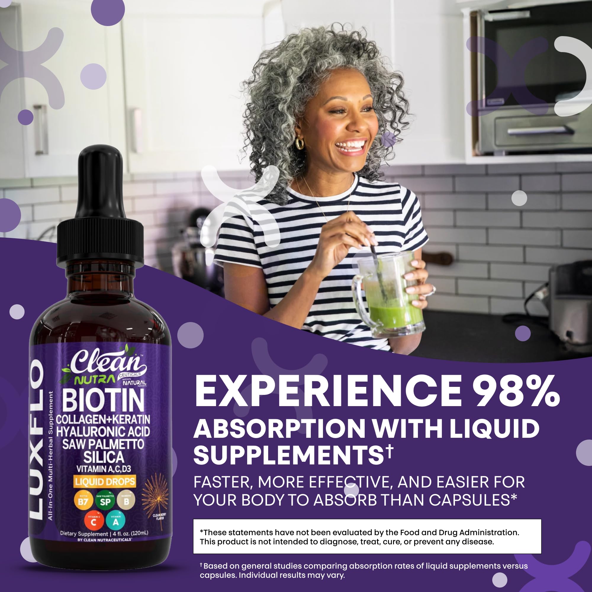 LuxFlo zinc folate magnesium drops with D3 K2 for immune and wellness.