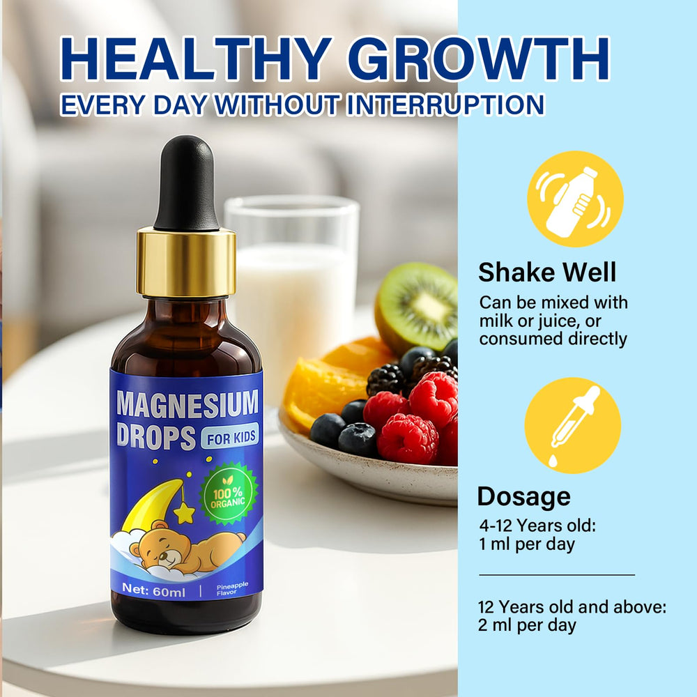 LuxHealth Kids Magnesium Liquid non GMO ingredients signal clean composition