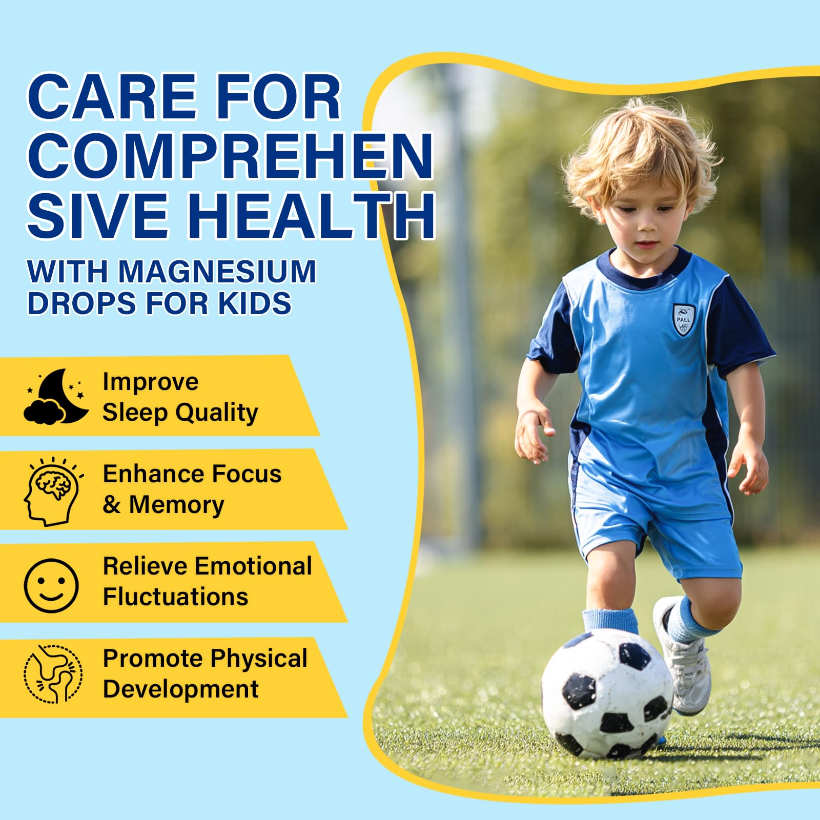 LuxHealth Kids Magnesium Liquid sugar-free formula promotes tooth-friendly daily use
