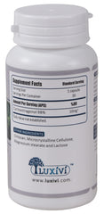 LUXIVI Cylcoastragenol 10mg capsules label shows high purity.