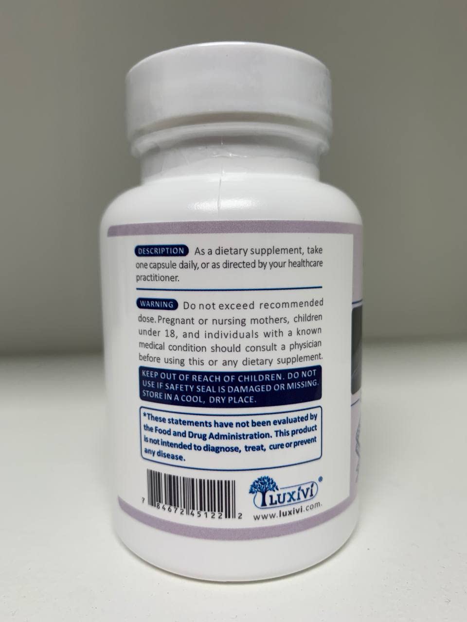 LUXIVI Cylcoastragenol 30-caps pack on shelf for daily use.
