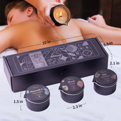 LUXMASA gift-set packaging highlights three scents for gifting and home spa moments.