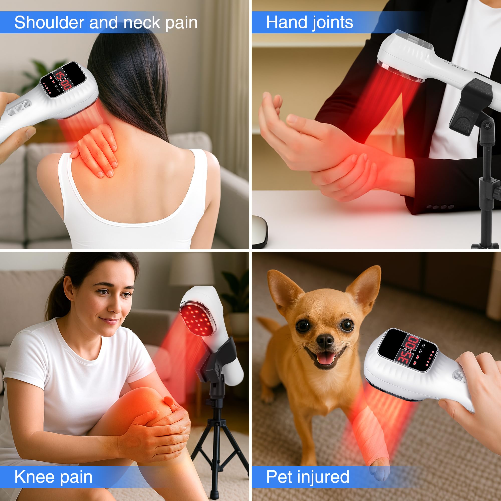 LuxReyan red light therapy kit with accessories for easy daily use